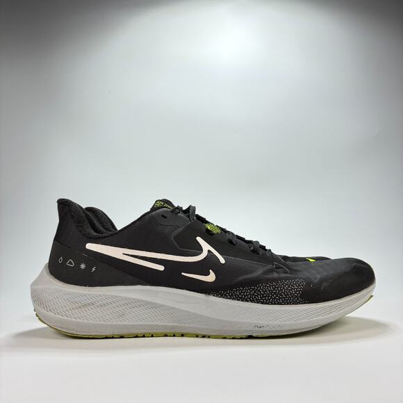 Nike Air Zoom Pegasus 39 Shield Black Running Shoes DO7625-002 Men's Size 13 - Picture 1 of 10